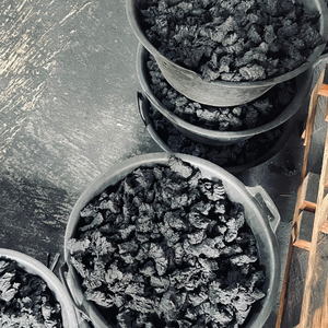 Natural Hardwood Charcoal for Korean <b>BBQ</b> <b>Smokeless</b> Long-Burning Premium Lump Export for Qatar Quality from Indonesia - Product Image 1