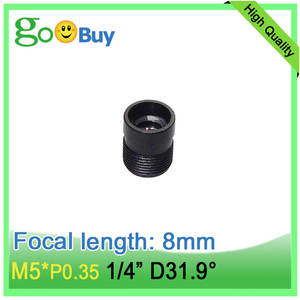 Lente M5 de Distancia Focal de 8 mm, Ángulo Pequeño HFOV de 28 Grados, Sensor de 1/4\", Lente Estenopeica para Cámara de Escáner de Código de Barras, Lente Teleobjetivo M5 de 5MP - Product Image 2