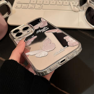 INS para <span class=keywords><strong>iPhone</strong></span> 15 16 Pro Max <span class=keywords><strong>funda</strong></span> espejo mariposa <span class=keywords><strong>colgante</strong></span> PC <span class=keywords><strong>funda</strong></span> de teléfono a prueba de golpes para <span class=keywords><strong>iPhone</strong></span> <span class=keywords><strong>11</strong></span> 12 13 Pro 14 Plus Max XR <span class=keywords><strong>funda</strong></span> - Product Image 6