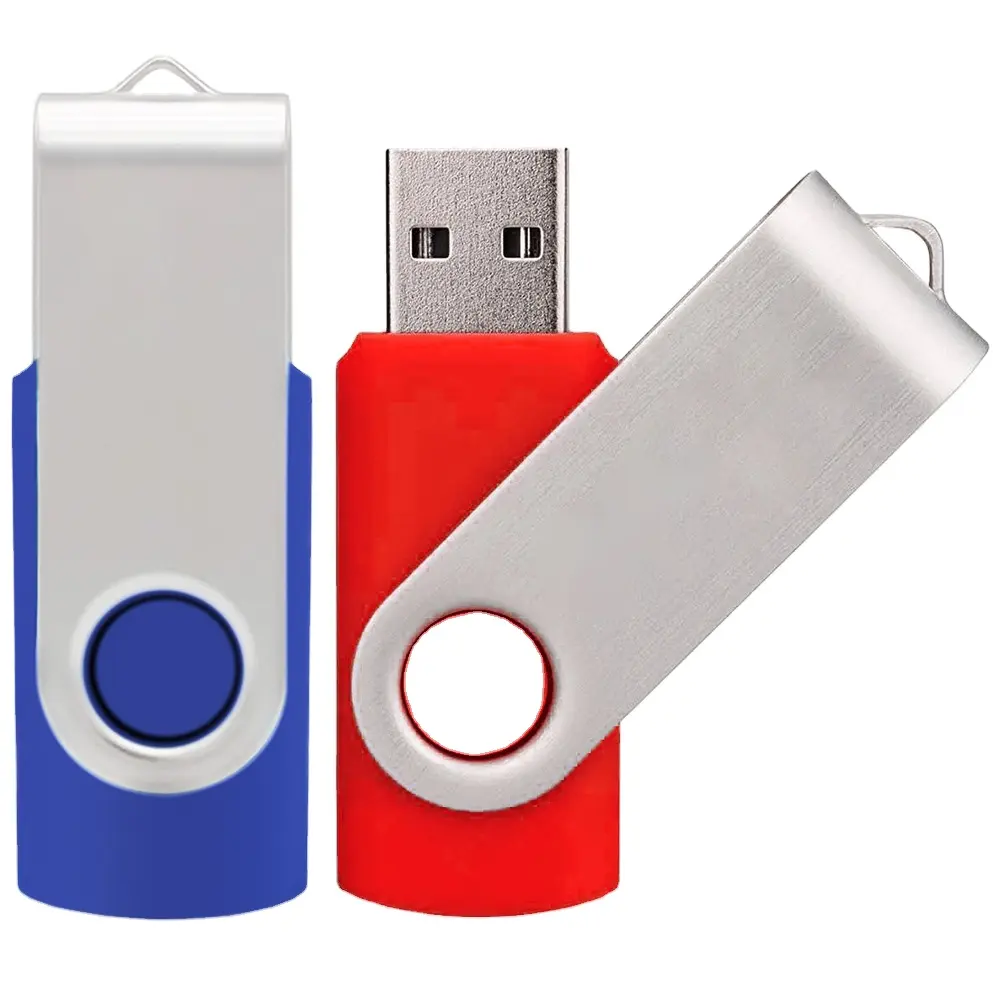 Faites pivoter le disque flash USB pour personnaliser le lettrage métallique du logo