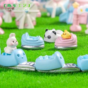 Micro-paysage weij : grande roue, montagnes russes, parc d'attractions, pâtisserie, décorations DIY, accessoires pour sacs surprises - Product Image 5