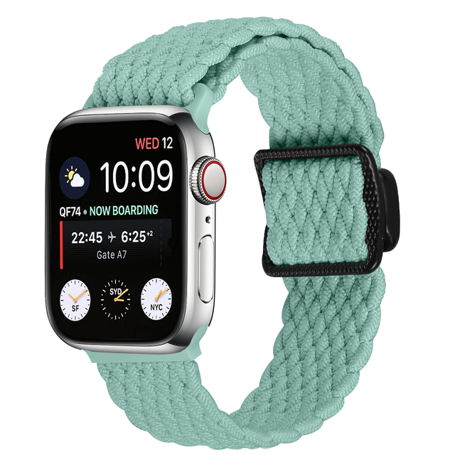 For Apple Watch Nylon Breathable Straps With Magnetic Clasp 38/40/41/42mm S10 For iWatch Adjustable Band 42/44/45/46/49mm