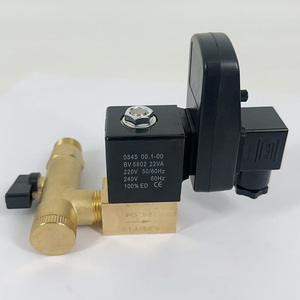 Vanne de vidange électronique pour compresseur d'air de qualité industrielle 10~40 bars - Compatible AC220-240V / DC24V pour filtres de précision - Product Image 1