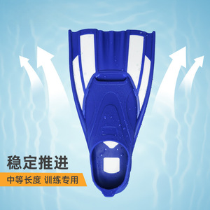 xinyixuan Palmes de natation courtes en silicone noir, réglables, à talon ouvert, antidérapantes pour la plongée en apnée, la plongée libre et l'entraînement - Product Image 4