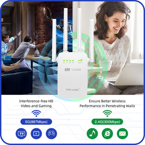 Pix-liên kết nhà máy bán hàng trực tiếp <span class=keywords><strong>wifi</strong></span> Repeater 1200Mbps tầm xa <span class=keywords><strong>Wifi</strong></span> Booster Router băng tần kép <span class=keywords><strong>Wifi</strong></span> <span class=keywords><strong>Extender</strong></span> - Product Image 4