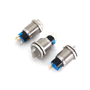 Hot Selling 12Mm Ip65 Waterdicht Led Licht Momentary Vergrendeling Power Schakelaar Industriële Controle Metalen Drukknop Mechanische 220V - Product Image 4
