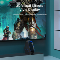 Kabel Konverter Mini DP ke DP 8K 60Hz Ultra HD untuk GPU Seri RTX 40, Pengaturan Proyektor Home Theater