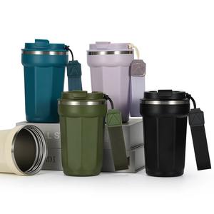 Seaygift personalizado <span class=keywords><strong>cuarta</strong></span> generación 380Ml 510ml tazas de café octogonales de acero inoxidable termo al vacío taza con <span class=keywords><strong>cuerda</strong></span> - Product Image 2