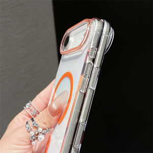 เคสโทรศัพท์ iPhone 17 Plus แบบมีกรอบกล้องสีสันสดใส ป้องกันแรงกระแทก พร้อมฝาปิดแม่เหล็ก และเคส iPhone 17 Pro Max ป้องกันเหลือง - Product Image 5