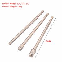 Tige d'extension AD personnalisée de 150 mm avec embout hexagonal et roulement à billes pour perceuse électrique – Douille d'extension pour kit d'outils de perçage