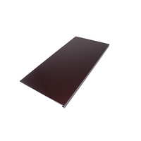 Lámina de Aluminio Anodizado Satinado Rojo Borgoña Intenso 5052 5005 de 0.5mm a 3mm con AA20 AA25 para Fachadas de Hoteles de Lujo e Interiores Premium