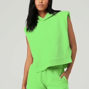 Sudadera con Capucha Informal de Alta Calidad, Suave y Cómoda, Suministro OEM, Venta al por Mayor, Personalizada, para Mujer, Invierno, Forro Polar Sólido en la Parte Delantera - Product Image 1