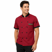Vêtements de travail personnalisés pour serveurs et serveuses, hôtels, restaurants, cafés, bars, uniformes de travail, chemises à manches courtes, vestes de chef