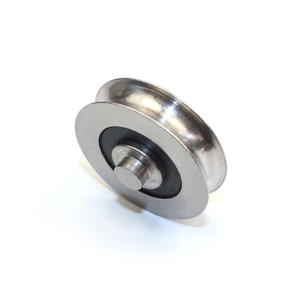 Manufacturer Supplied 608RS Stainless Steel Wire Rope Pulleys Rust-Proof Hanging <b>Rollers</b> <b>for</b> <b>Shower</b> Room Glass <b>Door</b> Pulleys - Product Image 1