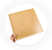 Boîte de rangement rectangulaire en bambou avec couvercle, 5 compartiments, plateau de service pour noix et fruits, boîte organisatrice de collations pour la maison, le bureau et les fêtes
