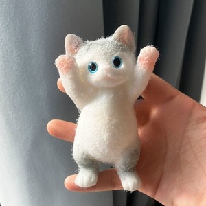 Nuevo Juguete de Simulación de Gatito Adorable, con Música, de Goma Suave, Gato Gordo, para Aliviar el Estrés, de TPR - Product Image 2