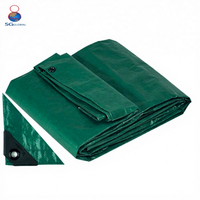 Bâche en polyéthylène robuste sur mesure, bâche en PVC, couverture imperméable pour camion/tente/extérieur avec œillets et bords renforcés