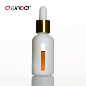 Essential Oil and Face <strong>Cream</strong> Glass Dropper Bottle with <strong>Window</strong> Screen Printed Surface for Look through - Product Image 2