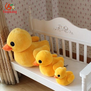 Doldurulmuş hayvan iyi şeyler itme büyük sarı ördek şarkı peluş ördek sesli oyuncak - Product Image 5