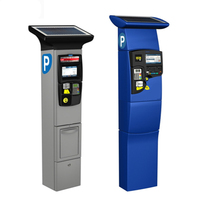 Kios Parkir Tenaga Surya Grosir Sistem Operasi Android Layar Sentuh IR Panel 15/17/19 Inci Kecerahan 350cd Pilihan Multi-Warna