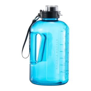 Custom Wholesale Water Bottle With Motivational Time Marker