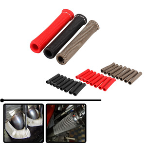 Manchon d'isolation thermique pour tuyau d'échappement en fibre de basalte 1,1x6,3x1,3 pouces, protection automobile universelle - Product Image 3