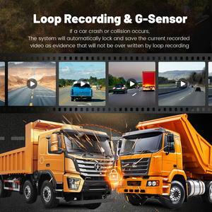 Sistema de Cámara de Visión Trasera para Automóvil AHD de 9 Pulgadas y 4-6 Canales con Soporte DVR - Monitor de 9 Pulgadas para Estacionamiento con Marcha Atrás, Expandible a Tarjeta SD de 512G - Product Image 6