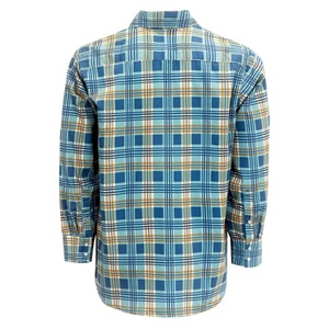 Chemises de travail ignifuges en sergé de coton 6,5 oz à carreaux certifiées NFPA 2112 pour protection contre les arcs électriques – Vente en gros - Product Image 2