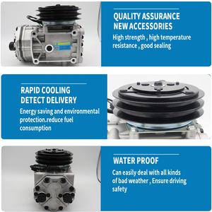Compresseur de climatisation automobile 2509450C91 N83-304141T N83304141T pour Kenworth T300 T400 T660 T800 - Product Image 5