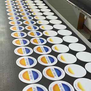 Custom UV Printing Brand LOGO PVC Coasters