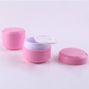 ODM Fournisseur Usine Personnalisée 5G 8G 15G 30G PP Récipient Cosmétique en Plastique Vide Double Couche Pot Fabricant/vente en gros - Product Image 5