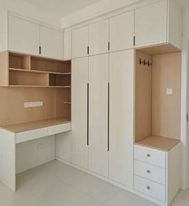 Fabricante de Muebles personalizados Muebles de dormitorio Diseño de armario moderno modular de madera Armario de dormitorio Estilo minimalista - Product Image 5