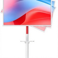 Moniteur TV portable intelligent KTC 32 pouces MegPad 4K avec écran tactile, Android 13, certifié Google EDLA, batterie 9500 mAh, écran mobile sur roulettes
