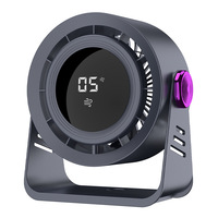 Nuevo Ventilador de Circulación Turbo Portátil Mejorado, 5 Velocidades, Ángulo Ajustable, Control Táctil, Mini Ventilador de Mesa, Venta al Por Mayor