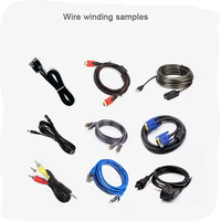 Máquina bobinadora de fibra óptica, cinta de cobre/cable/bobinadora de cable de fibra óptica, automática, ajustable, 2 uds.