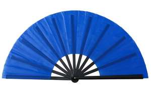 Ventiladores Plegables de 33 cm (13 Pulgadas) Directo de Fábrica, Blancos y Negros Pintados, con Mango de Plástico de Poliéster para Manualidades DIY, Ideales para Navidad - Product Image 6