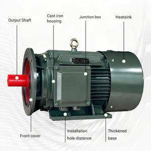 Motor de Inducción de Alta Calidad Serie Y3, 30kw 40hp, Trifásico 380V, 2 Polos, Asíncrono, CA - Product Image 1