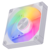 Ventilador de CPU SNOWMAN AS120-WH-ARGB de 120 mm con Rodamiento Fluido, Radiador de Alto Rendimiento de 4 Pines para Procesador y Caja de Ordenador