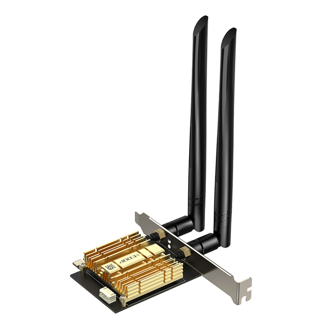 EDUP WiFi 6E AX210 PCIE WiFi Card Bluetooth5.2 Network Card 6GHz/5GHz/2.4GHz Tri-Band WiFi Adapter