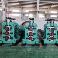Mesin Pembuat Baja Tulangan Tiga Rol (Three Roll Mill) Lini Pembuatan Batang TMT 9.5-15mm Peralatan Penggilingan Panas Hemat Energi untuk Pabrik Baja Pasokan Langsung