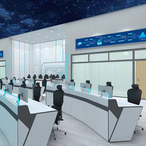 Hot <b>Sale</b> Modern Design Command Center Security Room Deluxe LED Light <b>Console</b> Monitoring Control <b>Table</b> - Product Image 3