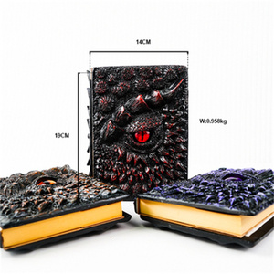 สมุดโน้ตเรซิ่นคริสตัล A5 ลายนูน 3 มิติ ลายตาแมคคารอน มังกร สมุดโน้ตตาปีศาจ สำหรับเป็นของขวัญ ขายดี - Product Image 4