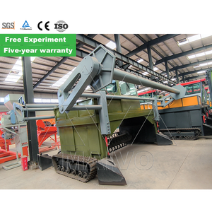 Pollo Estiércol Aireado Compost 2000L Robotizado Compost Turner Autopropulsado Compost Turner Orgánico Mulching Turner - Product Image 2