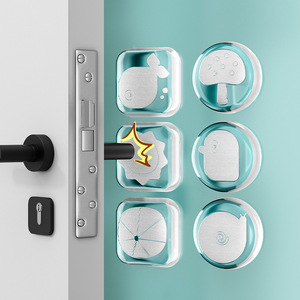 Silicone Anti-Collision Door Stickers 1 Meter Easy Installation Door Handle Wall Protectors Minimalist Design - Product Image 1