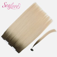 Nouvelles extensions de cheveux à bandes injectées, cuticules alignées, qualité Remy russe, extensions de cheveux à bandes injectées de qualité salon