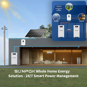 SUNPOK <b>48V</b> 51.2V 300Ah Solar Hybrid Grid Home Energy Storage <b>Battery</b> 15KWh Split Stackable CAN Communication - Product Image 4