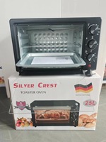 Four à pain miniature multifonctionnel, capacité 25L, électrique, portable, pour voiture, camping-car, utilisation en extérieur, cuisson du pain, des pizzas, des gâteaux