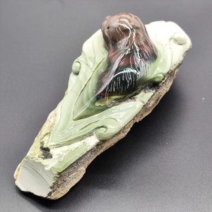 Escultura de sello de Animal para regalo promocional, escultura de piedras preciosas artesanales con temática del mar jaspe Imperial - Product Image 3
