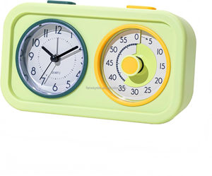 Temporizador Visual para Niños con Reloj, Temporizador <span class=keywords><strong>Pomodoro</strong></span> de 60 Minutos con Alarma, Herramienta de Gestión del Tiempo Silenciosa con Luz Nocturna - Product Image 1