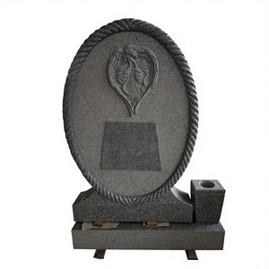 Monuments funéraires traditionnels américains en granit, statues de pierres tombales avec garantie d'un an - Product Image 3
